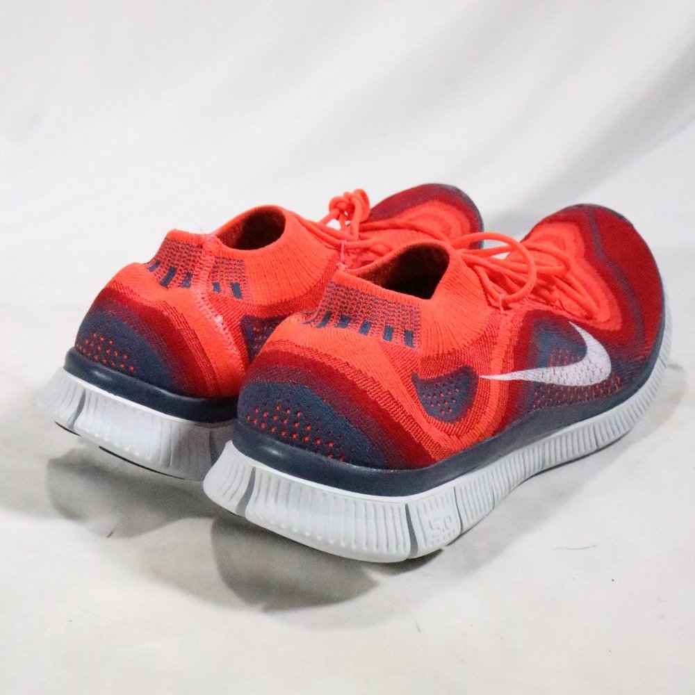 NIKE FREE FLYKNIT+ 'BRIGHT CRIMSON' Running Shoes NEW Sz 12 Men - Picture 6 of 11